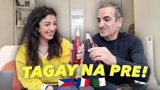 Teaching FILIPINO SLANGS WORDS to my Algerian French Dad  😂🇵🇭