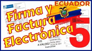 5️⃣🇪🇨 Como utilizar la firma electronica para tu factura electronica