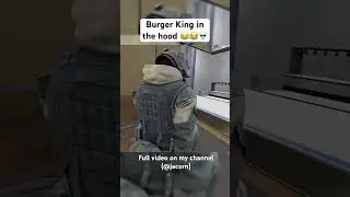 Burger King in the hood #funny #vr #gaming #quest3 #burgerking #pavlovvr #pavlov #comedy
