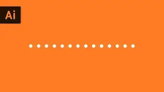 Como fazer linha pontilhada no illustrator ( TUTORIAL FÁCIL)