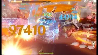 floor12-2-1 in 14s with 4 stars characters and weapons - genshin impact