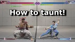 SF6 - How to taunt in the game !