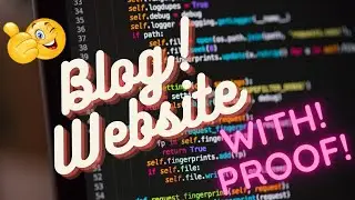 Visual Code Making Blog Website
