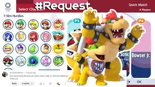 MARIO AND SONIC AT TOKYO 2020 | Gameplay (4 Players) | Eggman - Metal Sonic VS Bowser - Bowser Jr.
