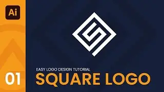 Quick Square Logo Design in Adobe Illustrator | Logo 1