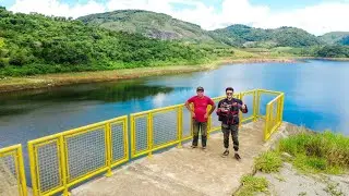 cachoeira véu da noiva e barragem de Serro azul