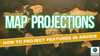 Map Projections | How to project features in ArcGIS | #gis