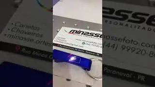 Gravação a Laser em Chaveiros de Metal