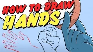 How to draw hands - from open palm to closed fist