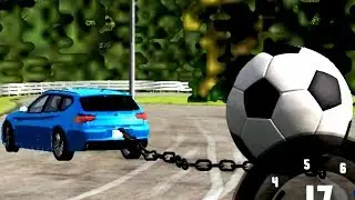 BeamNG Drive || Chain Madness With Football (Episode #1)