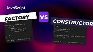 Factory Function and Constructor Function in Javascript