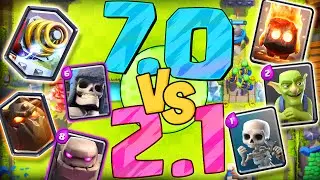 7.0 deck vs 2.1 deck :: Clash Royale :: ARE YOU SERIOUS!