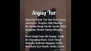 "Soyuq Yar" adlı şeir✍️.