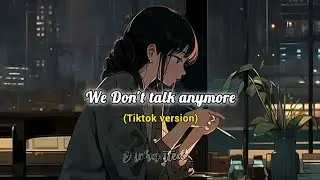 We Don't talk anymore - Charlie puth ft Selena Gomez (Tiktok Version )