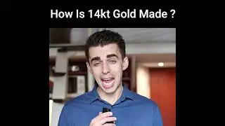 How is 14kt gold made ? #Shorts