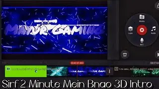 How To Make 3d Professional INTRO For YouTube channel || Channel intro kaise banaye ? #viral #intro