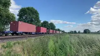 66759 ‘Chippy’ passes over Cannon Crossing with nice tones from the driver! 4O33 22/06/24 18:01pm