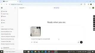 How to Convert Scanned Image to Excel Table in Seconds with ChatGPT!
