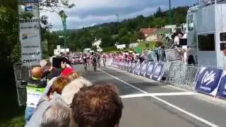 Arrivée 4 éme étape tour de l'Ain pro 2014