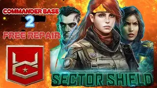 WAR COMMANDER - SECTOR SHEILD COMMANDER BASE 2 FREE REPAIR