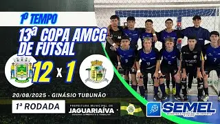 #EP2276 13ª Copa AMCG de Futsal 1º tempo Jaguariaíva x Palmeira - Futsal Masculino Sub-17 20/08/2025