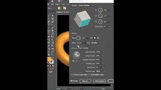 Create Doughnut in illustrator  #shorts #doughnut #illustratortutorial