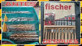 organizador de brocas multi material con palets