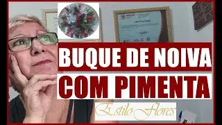 BUQUE DE NOIVA COM PIMENTA #casamento  #noiva #buque