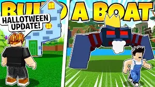 The NEW HALLOWEEN UPDATE! *Candies, Harpoon & More* Roblox Build a Boat