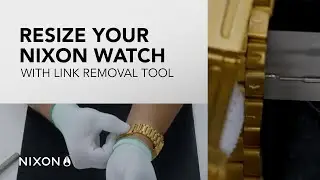 How to Use a Watch Link Removal Tool to Adjust a Metal Watch Band with Cotter Pins