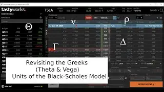 Revisiting Calculation of Option Greeks (Theta & Vega):  Units Used in the Black-Scholes Model
