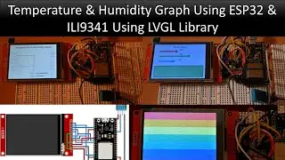 Using LVGL to Display Temperature & Humidity Graph using ESP32 & ILI9341 