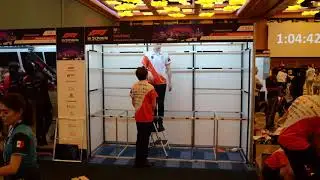 Trade Display Build Timelapse - Horizon 2018 F1 in Schools World Finals