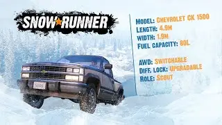 Snowrunner: A look at the Chevrolet CK 1500