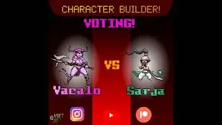 Character Builder MATCHUP ROUND 1 - Youtube Version #animation  #aseprite  #oc