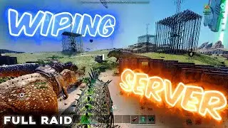 Wiping The Enemy Server After Transfers Opened ! - PANDA K - GC - 2073 ( Full Raid ) Ark ascended