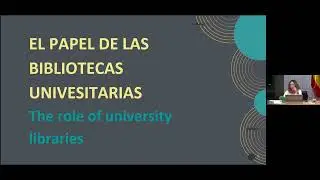 Experiencias REBIUN. El papel de las bibliotecas universitarias en los proyectos de HD.
