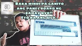 Paano mag install ng Mcb type na panelboard | electrical basics | PinoyTechStudio