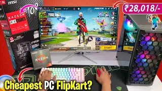 Powerful cheapest Ryzen 5 + RX 570 graphic gaming pc 16gb ram for free fire,  gta 5, valorant, minec