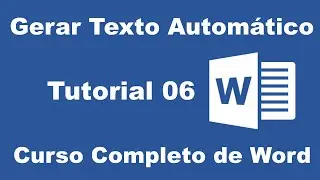 Como Gerar Textos Automaticamente Usando o word