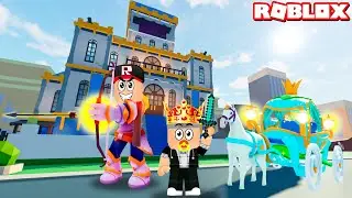 I Became a King Baby and We Bought a King's Castle!! - Panda and Roblox Livetopia