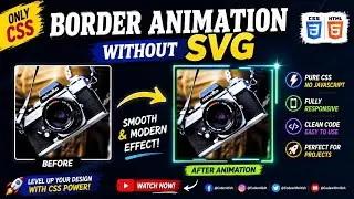How to make a Border Animation without svg only CSS ||
