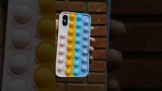 Capinha/Case pop it fidget toy pop bolha anti stress