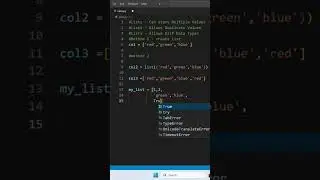 How to create List in Python 