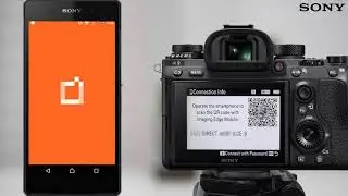 How to make a Wi-Fi connection using QR code For Android (Imaging Edge Mobile)