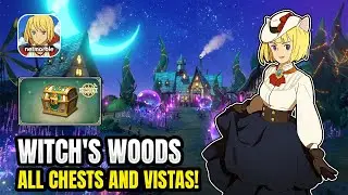 All Witch's Woods Chests and Vistas Locations 【Ni no Kuni: Cross Worlds】
