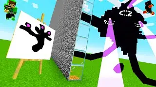 TUDO QUE DESENHAR APARECE NA BATALHA DE MOBS DO MINECRAFT