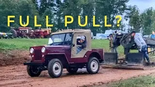 Truck and tractor pulling  2024 Antique machinery show. (Belt drive PTO)