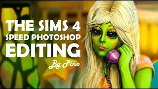SIMS 4: SPEED PHOTOSHOP EDIT
