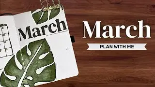 MARCH PLAN WITH ME 2021 || BULLET JOURNAL SET UP || GIVEAWAY
